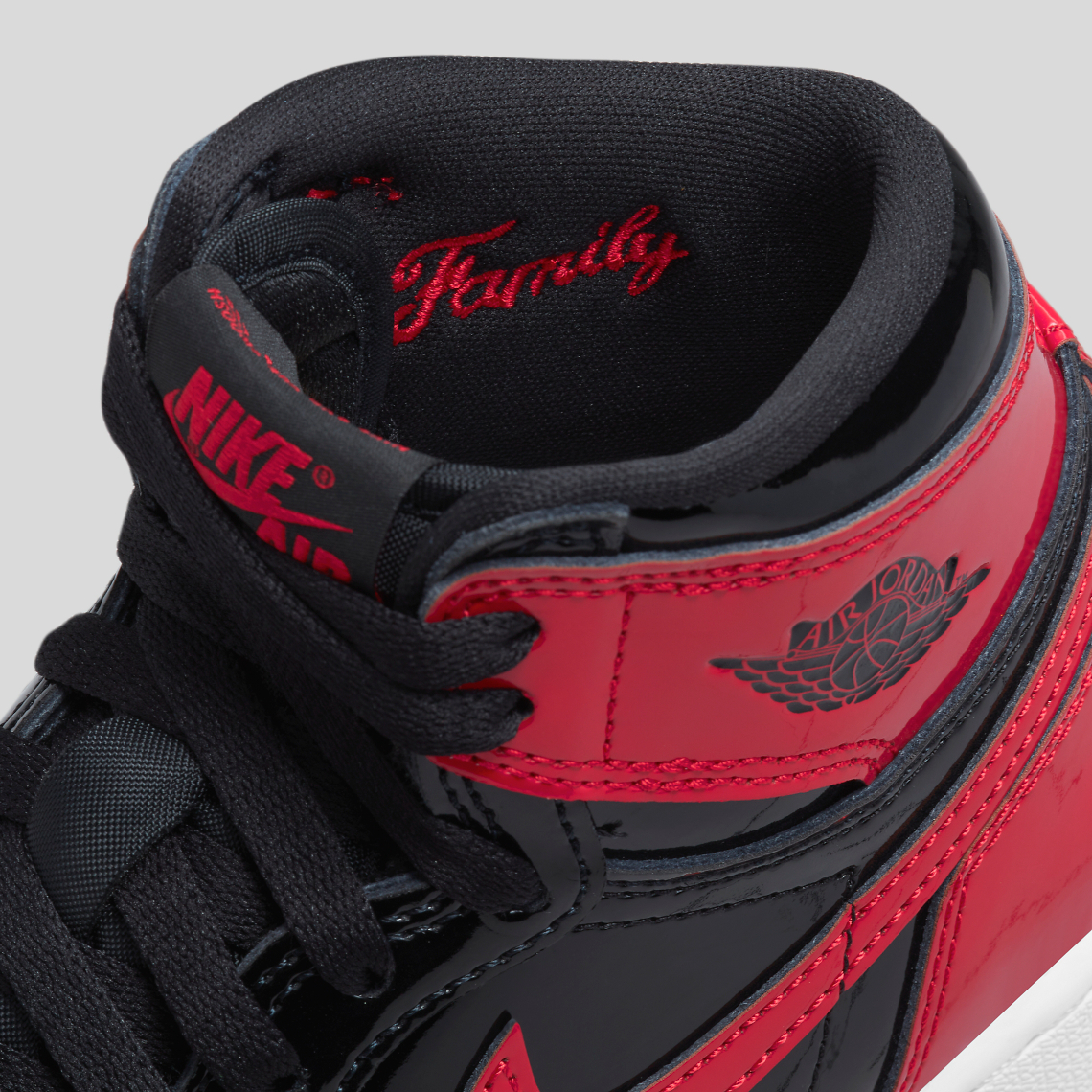 Air Jordan 1 Retro High Og Patent Bred Kids 6