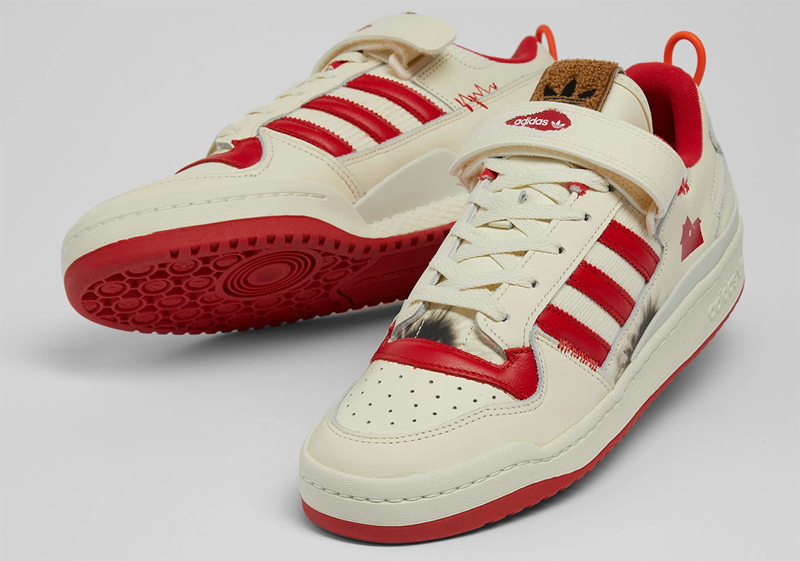The “Home Alone” x adidas Forum Low Releases Worldwide Tomorrow