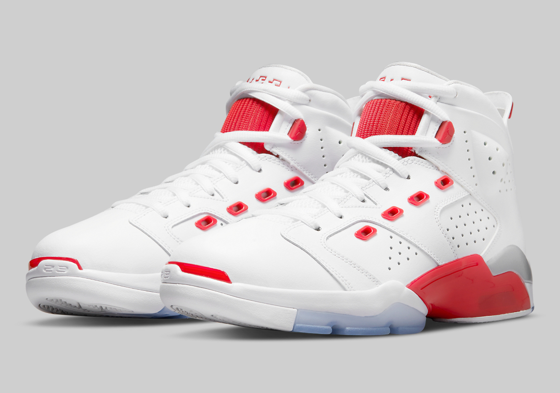 A Classic "Fire Red" Look Appears On The Jordan 6-17-23