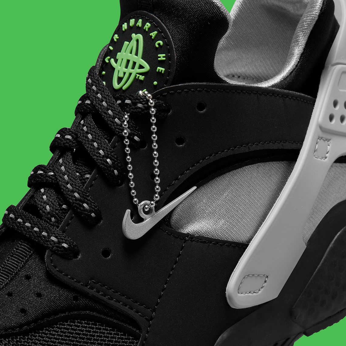 Nike Air Huarache Black Silver Dr0141 001 8