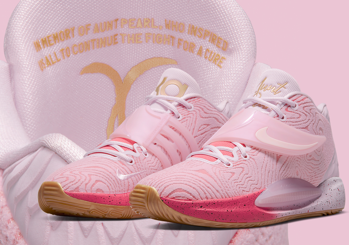 The Nike KD 14 Maintains Tradition With Upcoming “Aunt Pearl” Colorway