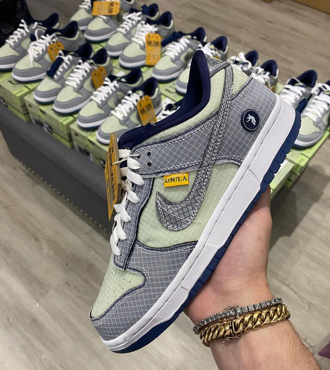 Union Nike Dunk Low Green 5