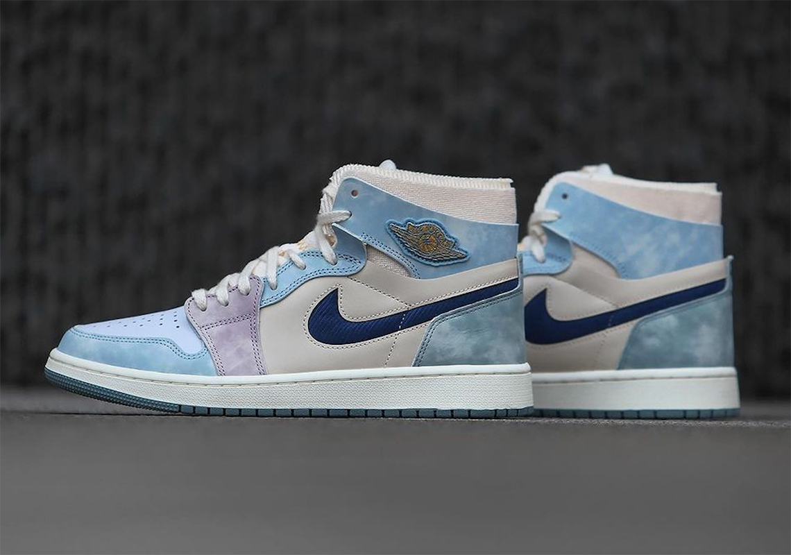 Air Jordan 1 Zoom Cmft Washed Blue 7
