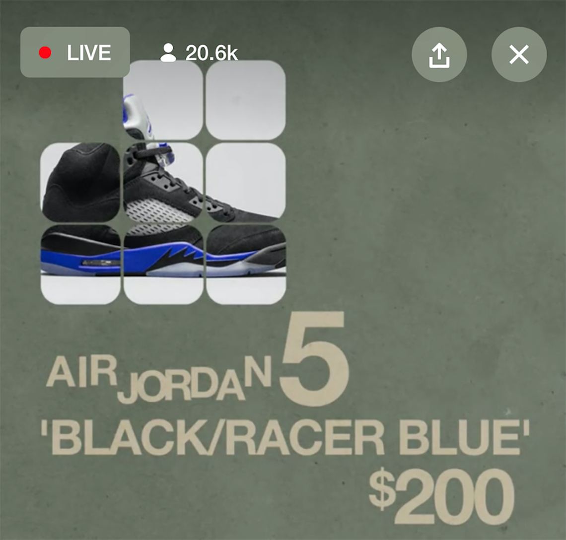 Air Jordan 5 Black Racer Blue February 2022 Release Info