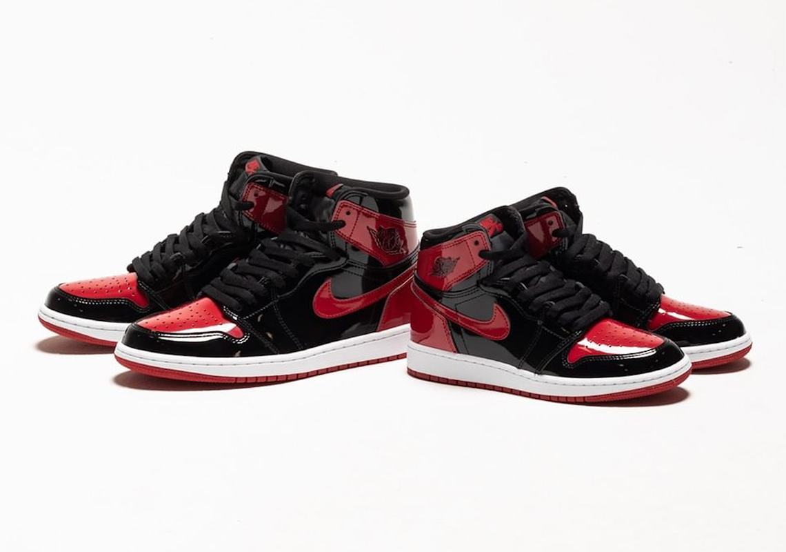 The Air Jordan 1 Retro High OG “Patent Bred” Releases Tomorrow