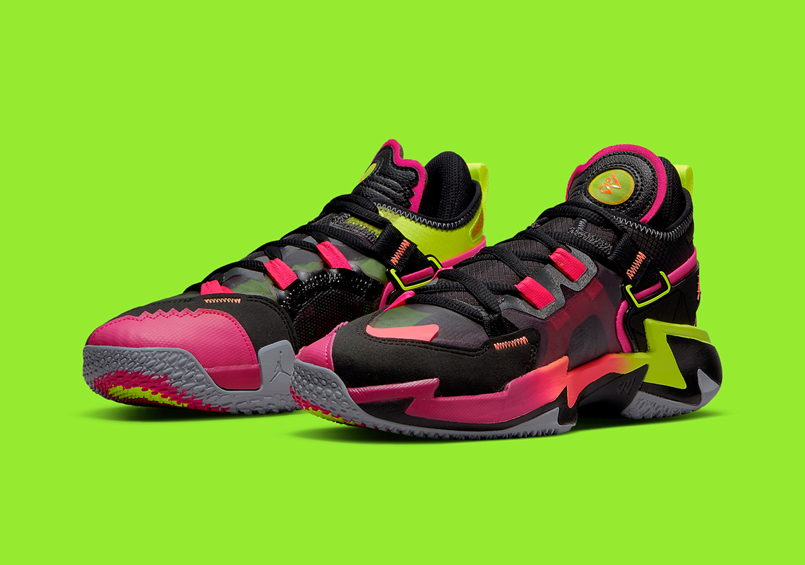 Jordan Why Not Zer0 5 Gs Black Pink Neon Release Date 1