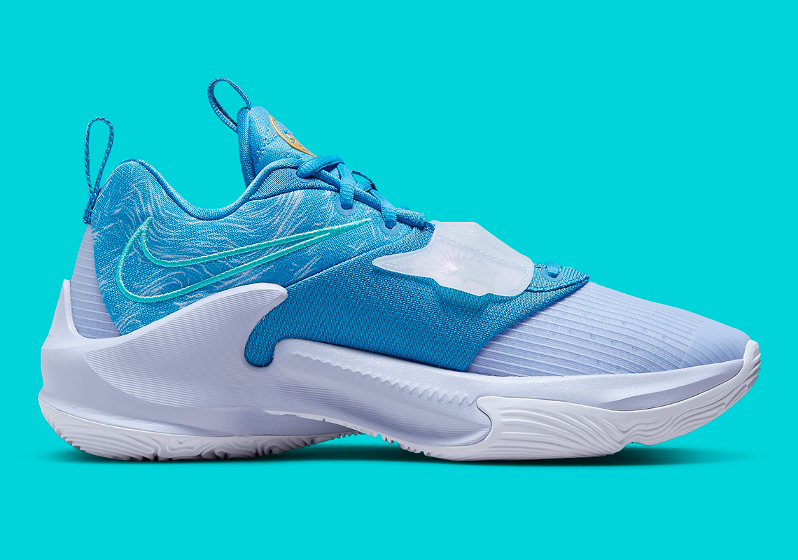 Nike Zoom Freak 3 Dutch Blue Metallic Gold Ghost Dynamic Turquoise Da0694 401 4