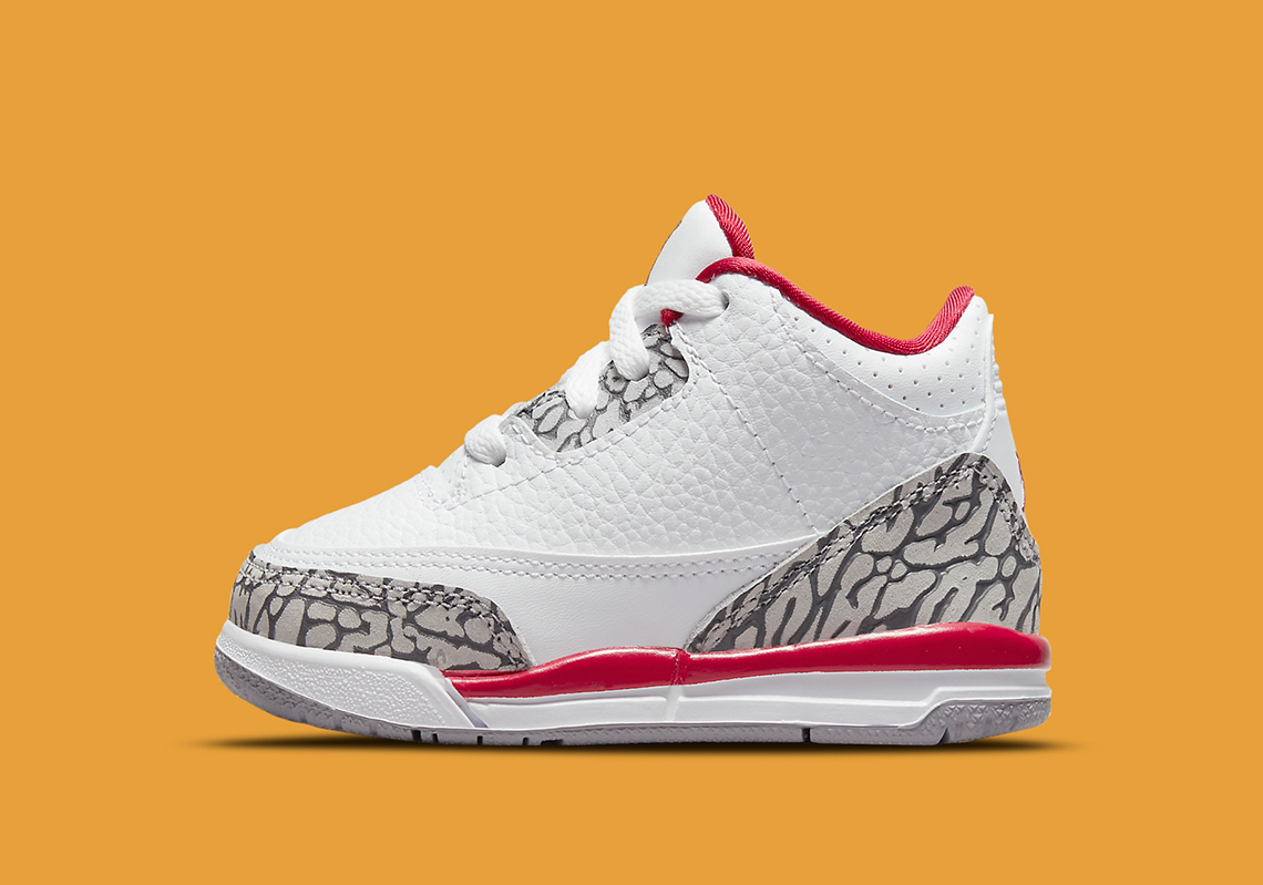Air Jordan 3 Cardinal Red Td 3