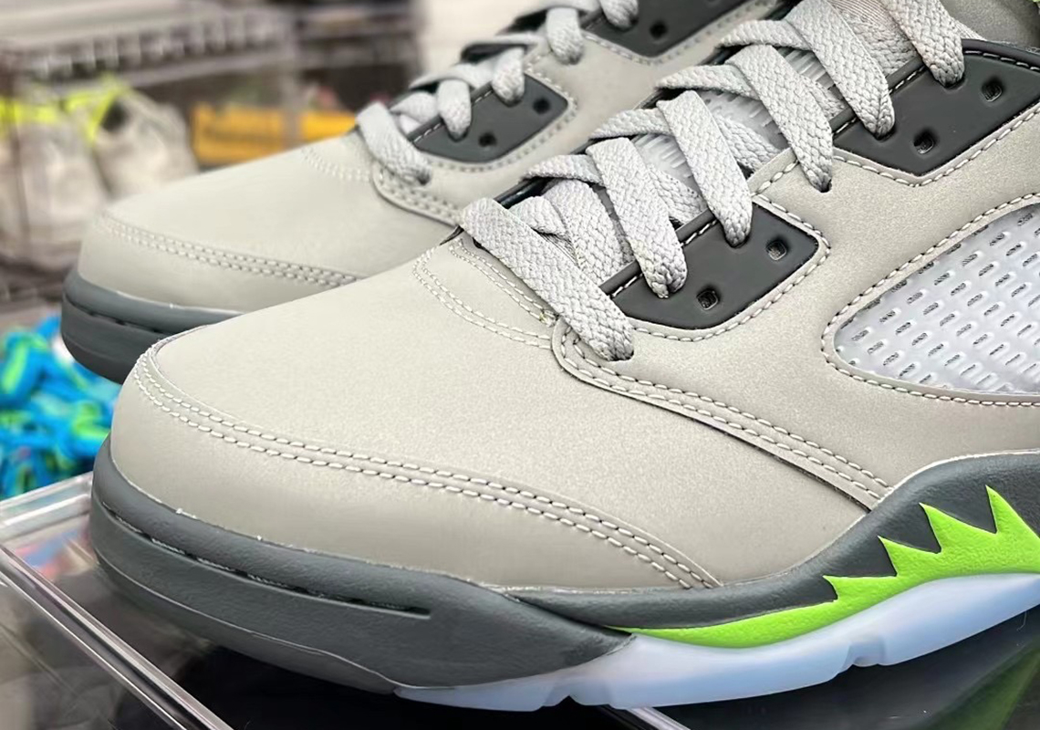 Air Jordan 5 Green Bean Photos 8