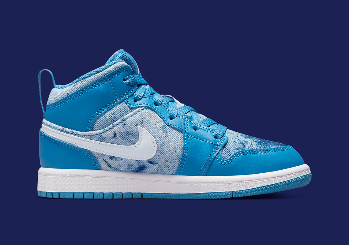 Air Jordan 1 Mid Washed Denim Dm8952 400 4