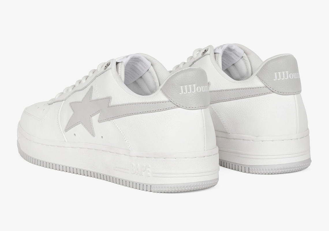 Jjjjound A Bathing Ape Bape Sta White Grey Release Date 2