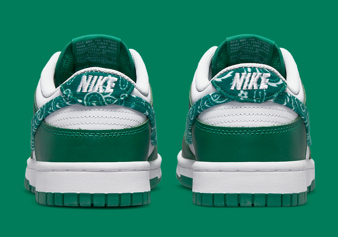Nike Dunk Low Ess Green Paisley Dh4401 102 3