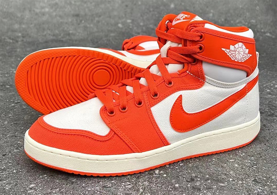 Air Jordan 1 Ajko Syracuse White Orange 7