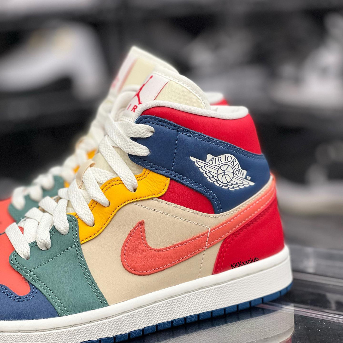 Air Jordan 1 Mid Multi Color 2022 6