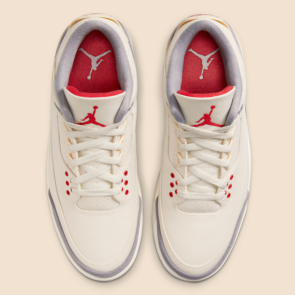 Air Jordan 3 Muslin Canvas Dh7139 100 Release Date 7