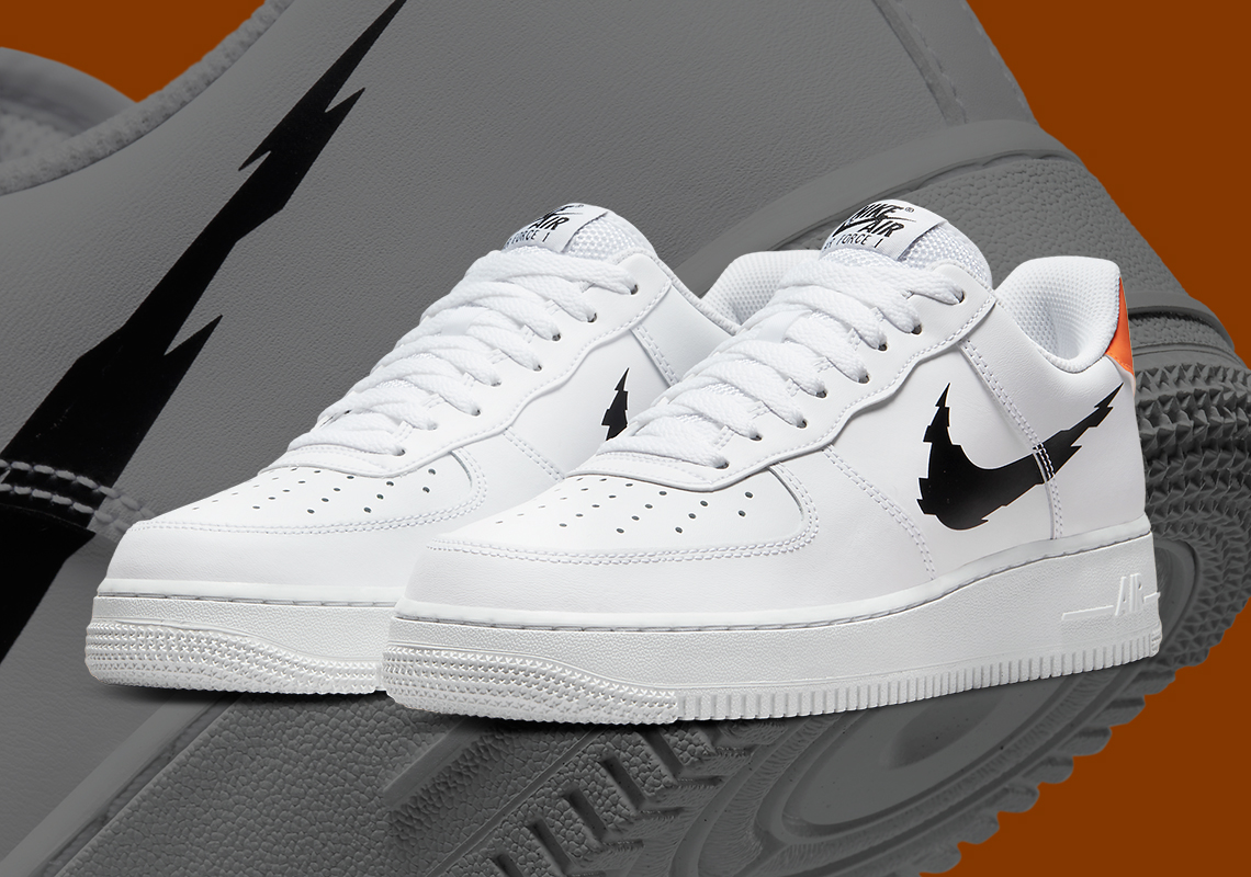 Barb Wire Swooshes Give This Nike Air Force 1 Low An Edge