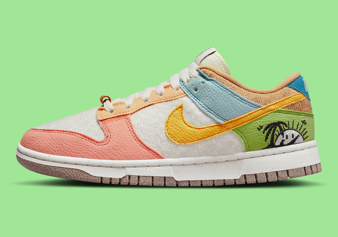 The Nike Dunk Low SE Appears In An Alternate "Sun Club" Colorway