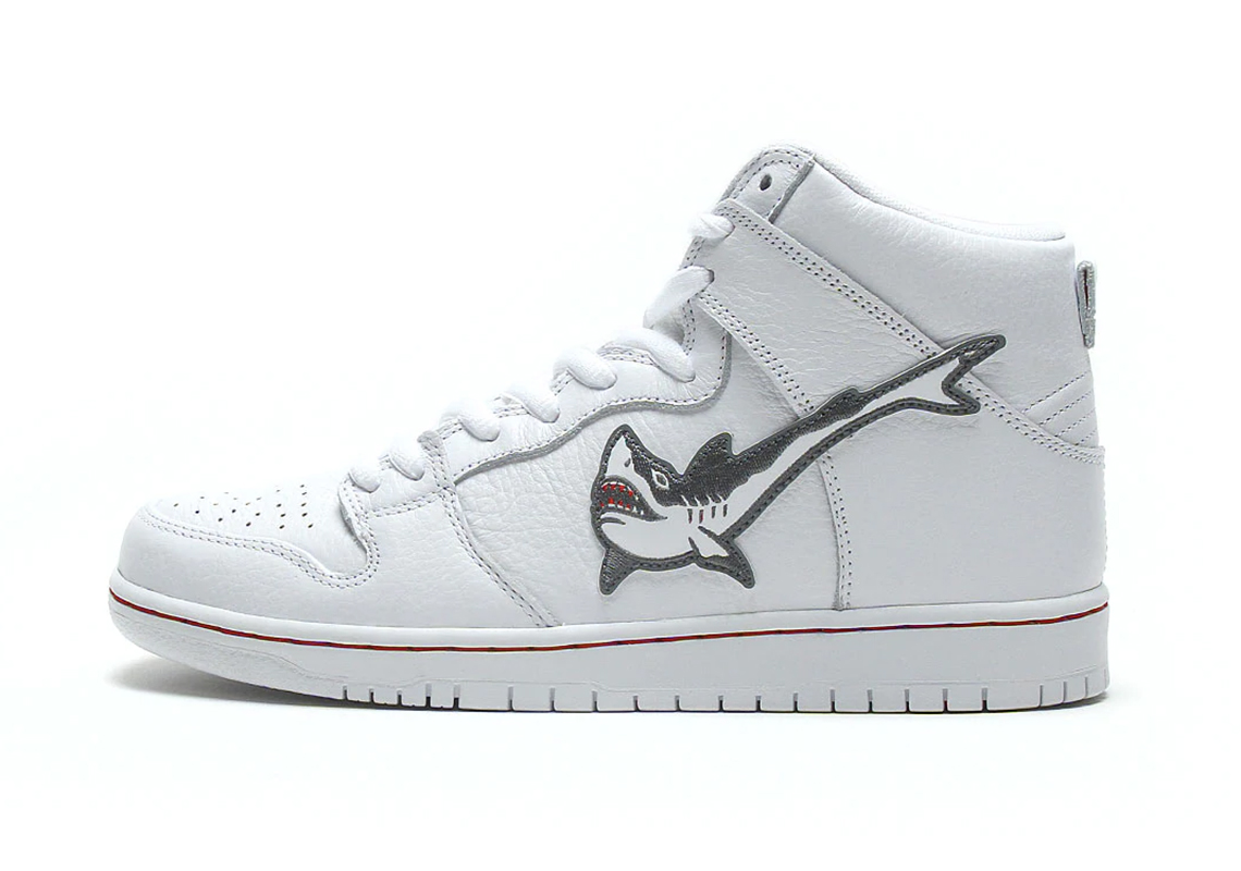 Nike Sb Dunk High Oski Great White Shark Store List 2