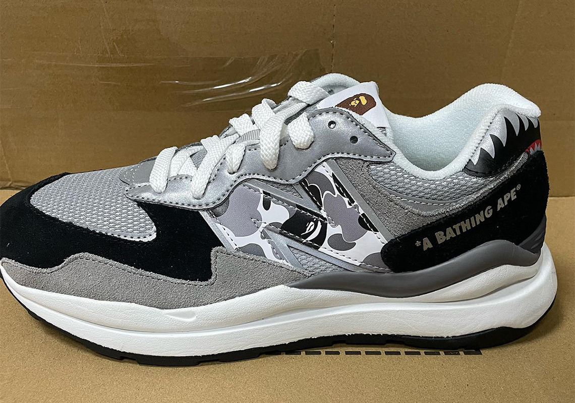 Bape New Balance 5740 Black White 1