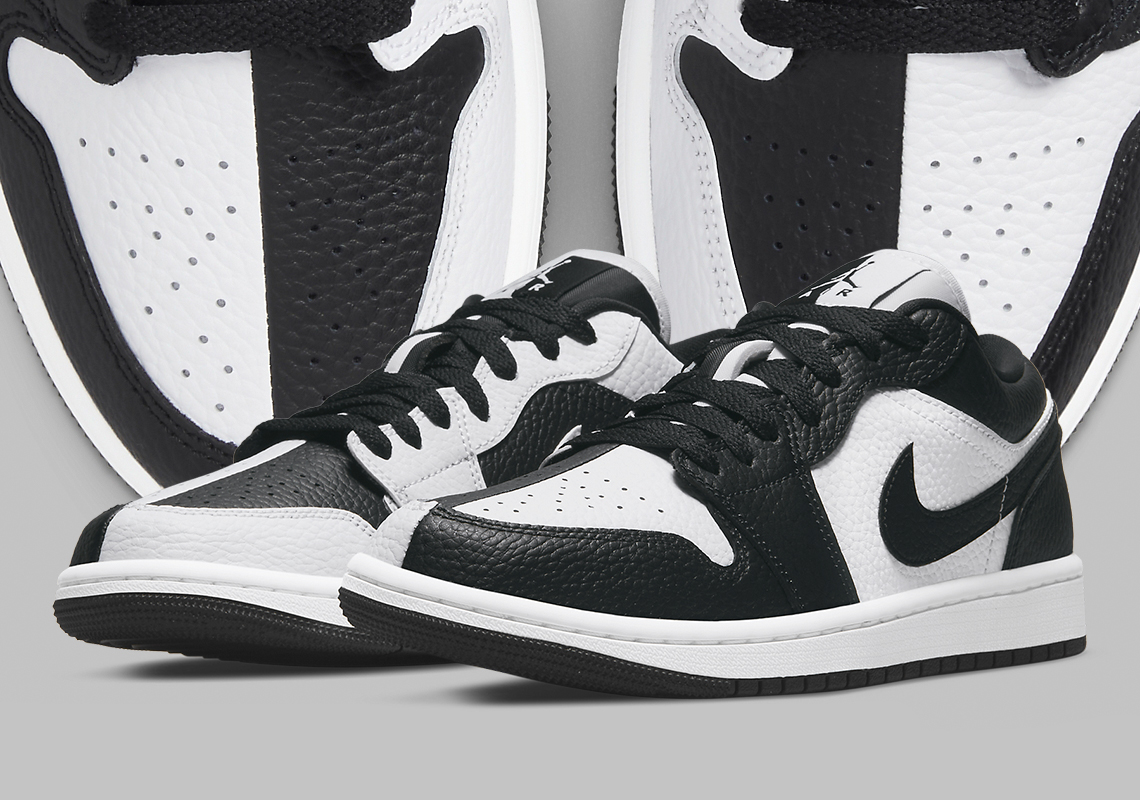 Air Jordan 1 Low Black White Homage Release Date