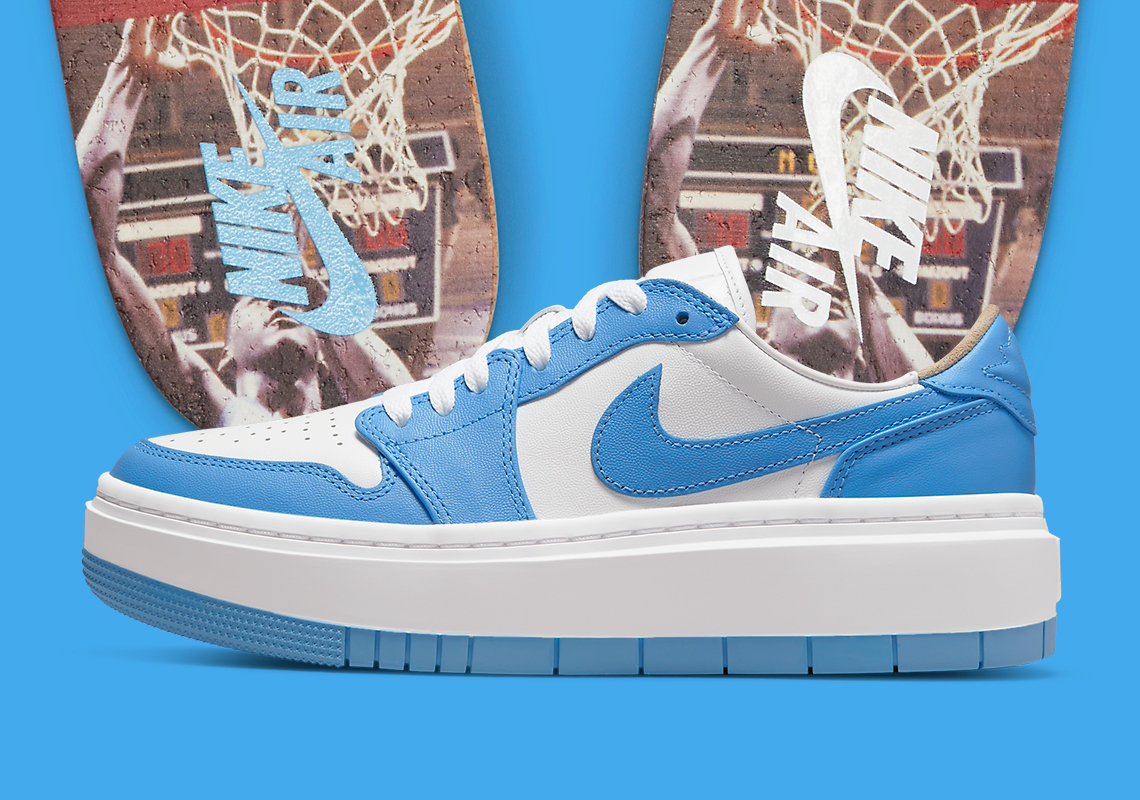 Air Jordan 1 Low Elevate “University Blue” Remembers The 1982 NCAA Championship