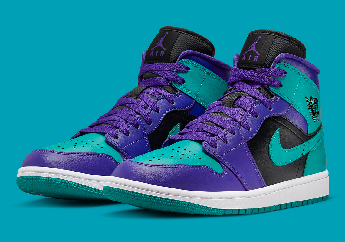 Classic "Grape" Colorway Paints The Air Jordan 1 Mid