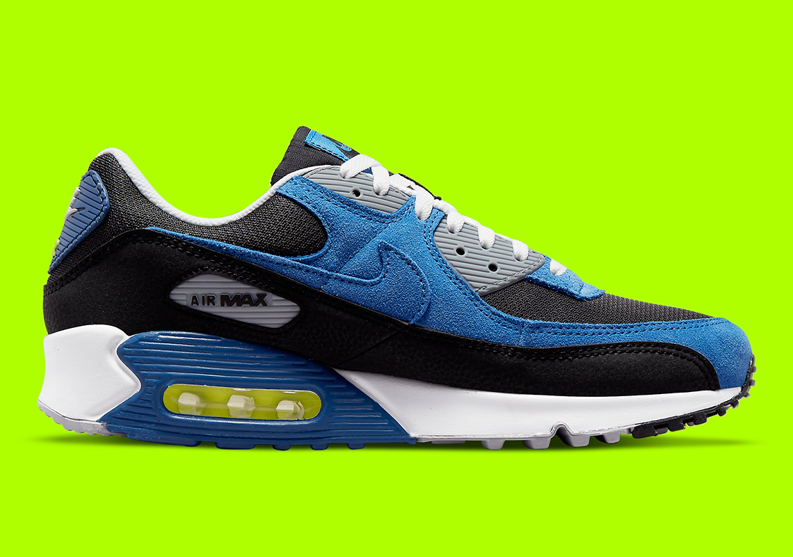 Nike Air Max 90 Royal Volt Black Dm0029 001 4