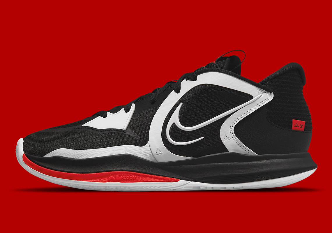 Nike Kyrie Low 5 Black White Chile Red Dj6012 001 7