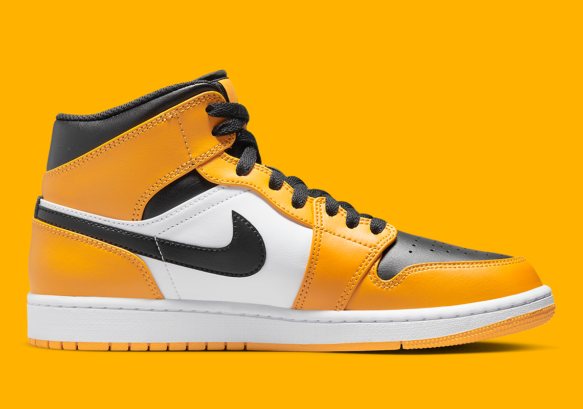 Air Jordan 1 Mid Reverse Yellow Toe 554724 701 2