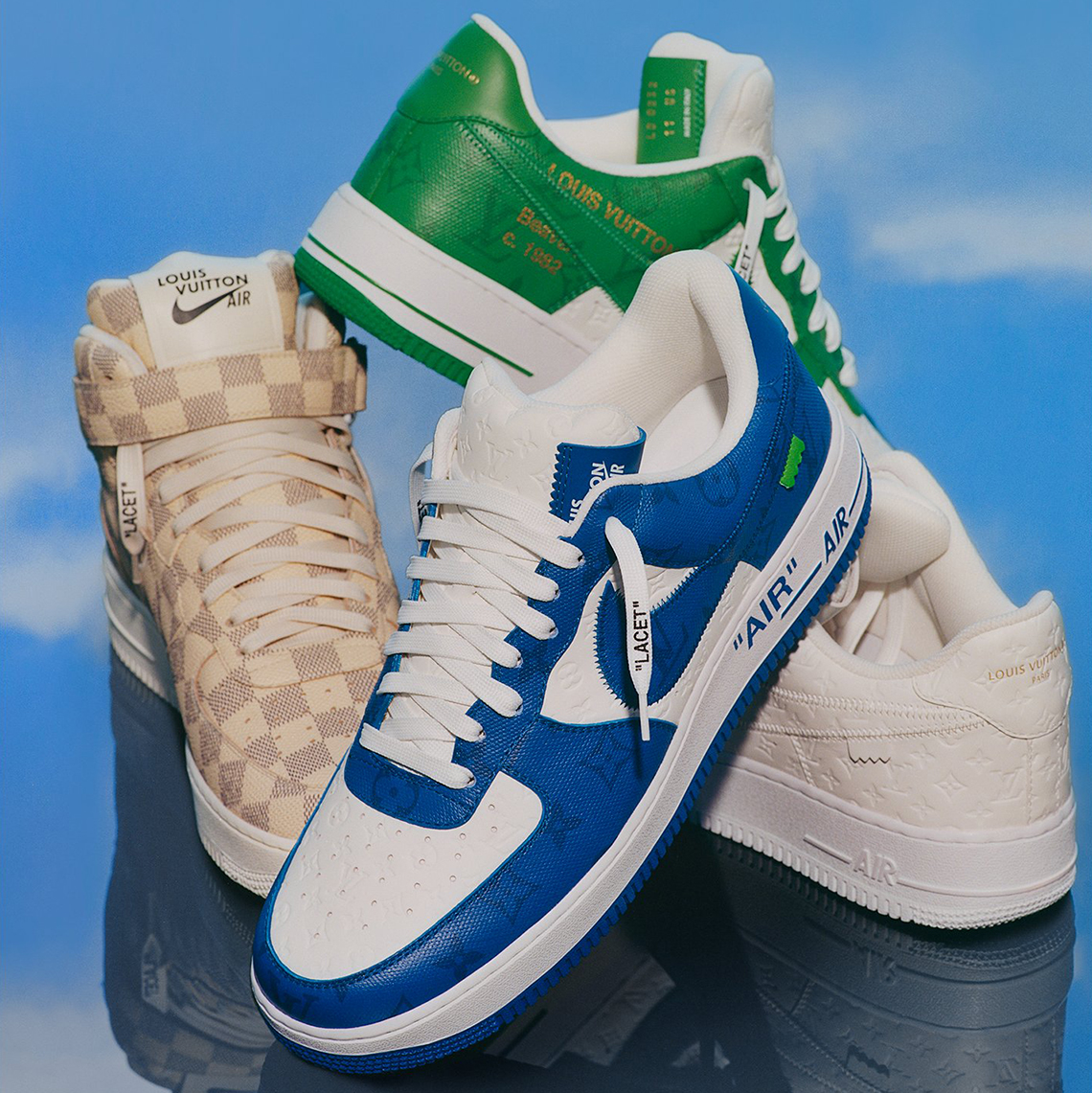 Louis Vuitton Nike Air Force 1 4