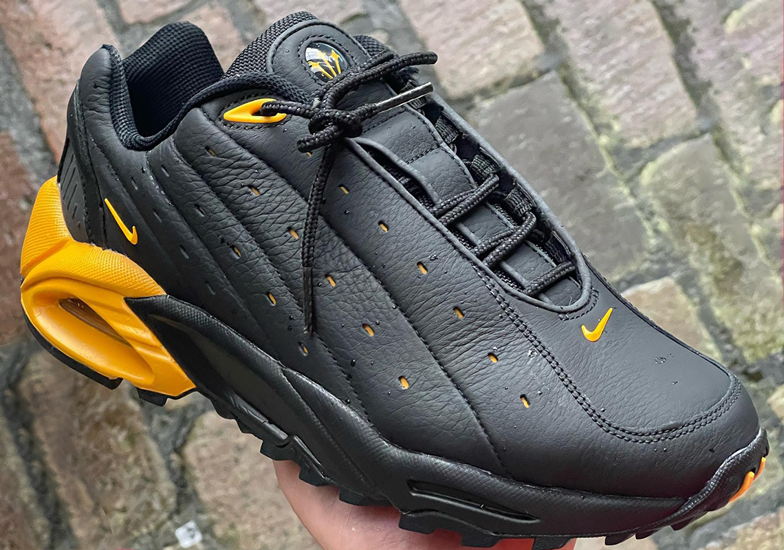 Drake's NOCTA x Nike Hot Step Air Terra Surfaces In Black And Yellow Colorway