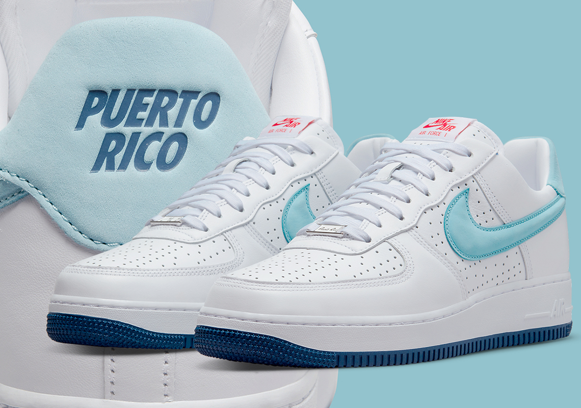 Official Images Of The Nike Air Force 1 “Puerto Rico”
