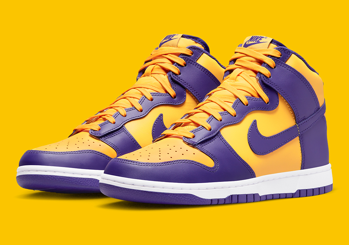 Nike Dunk High Purple Yellow Dd1399 500 Release Date 8