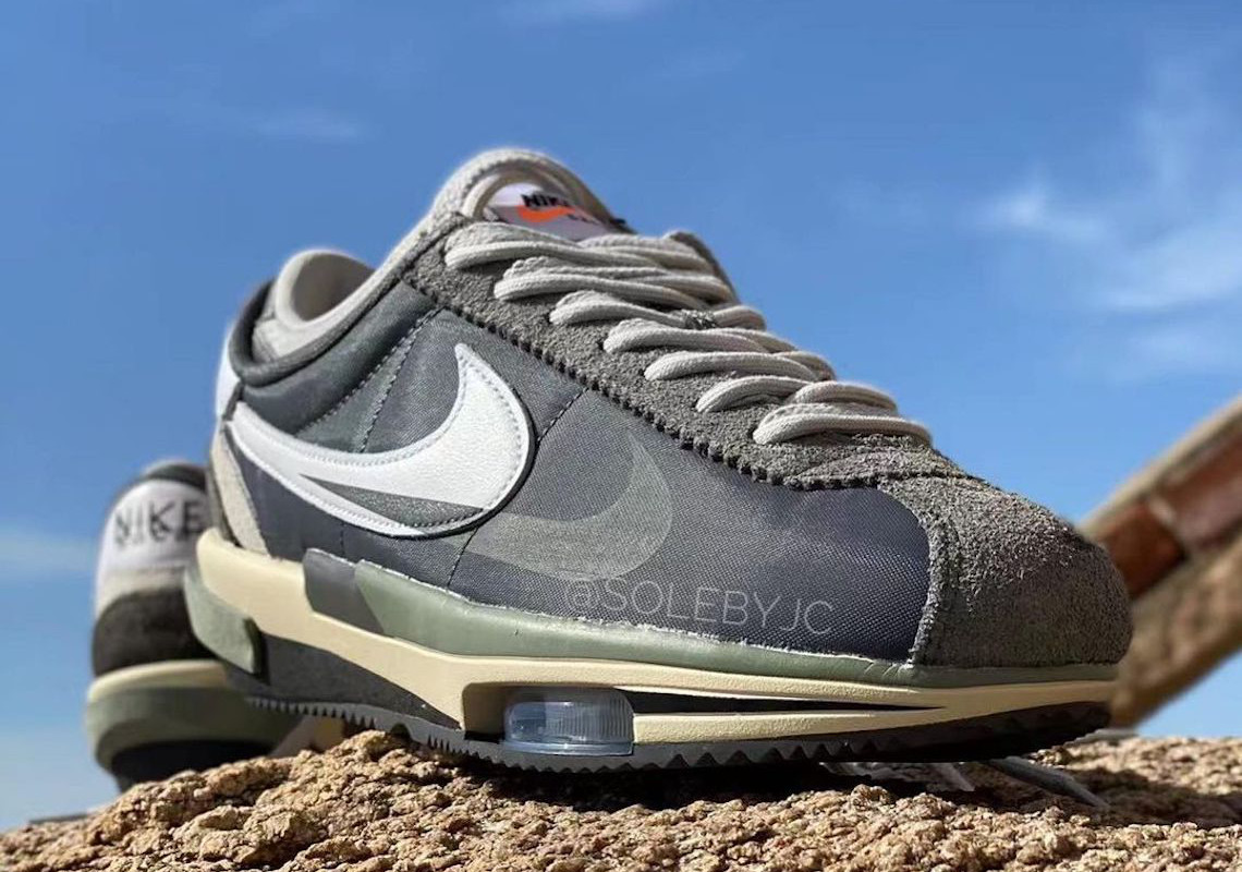 Sacai Nike Cortez 4.0 Grey 04
