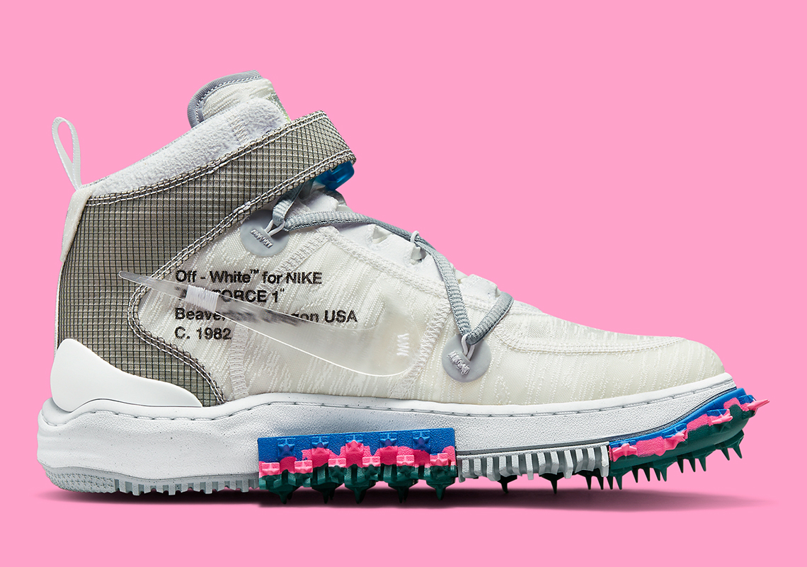 Off White Nike Air Force 1 Mid White Do6290 100 1