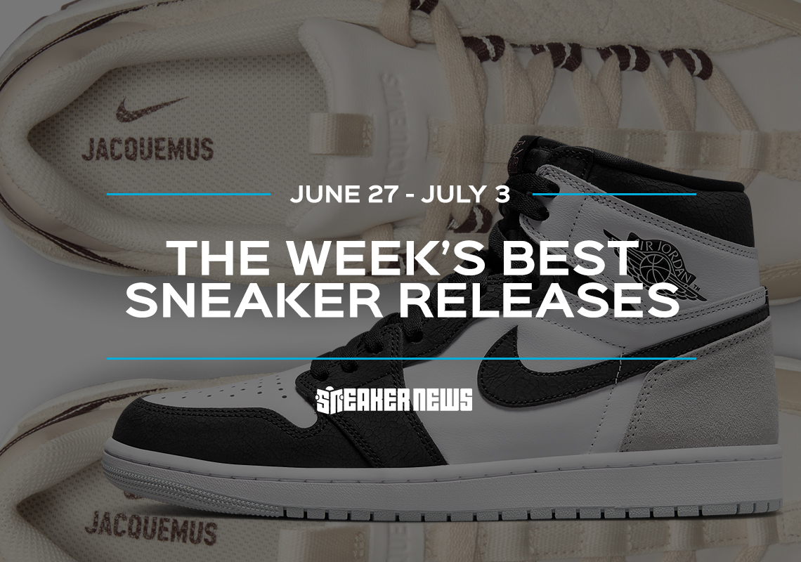 Releasing This Week: Jacquemus x Nike, AJ1 "Stage Haze," And More