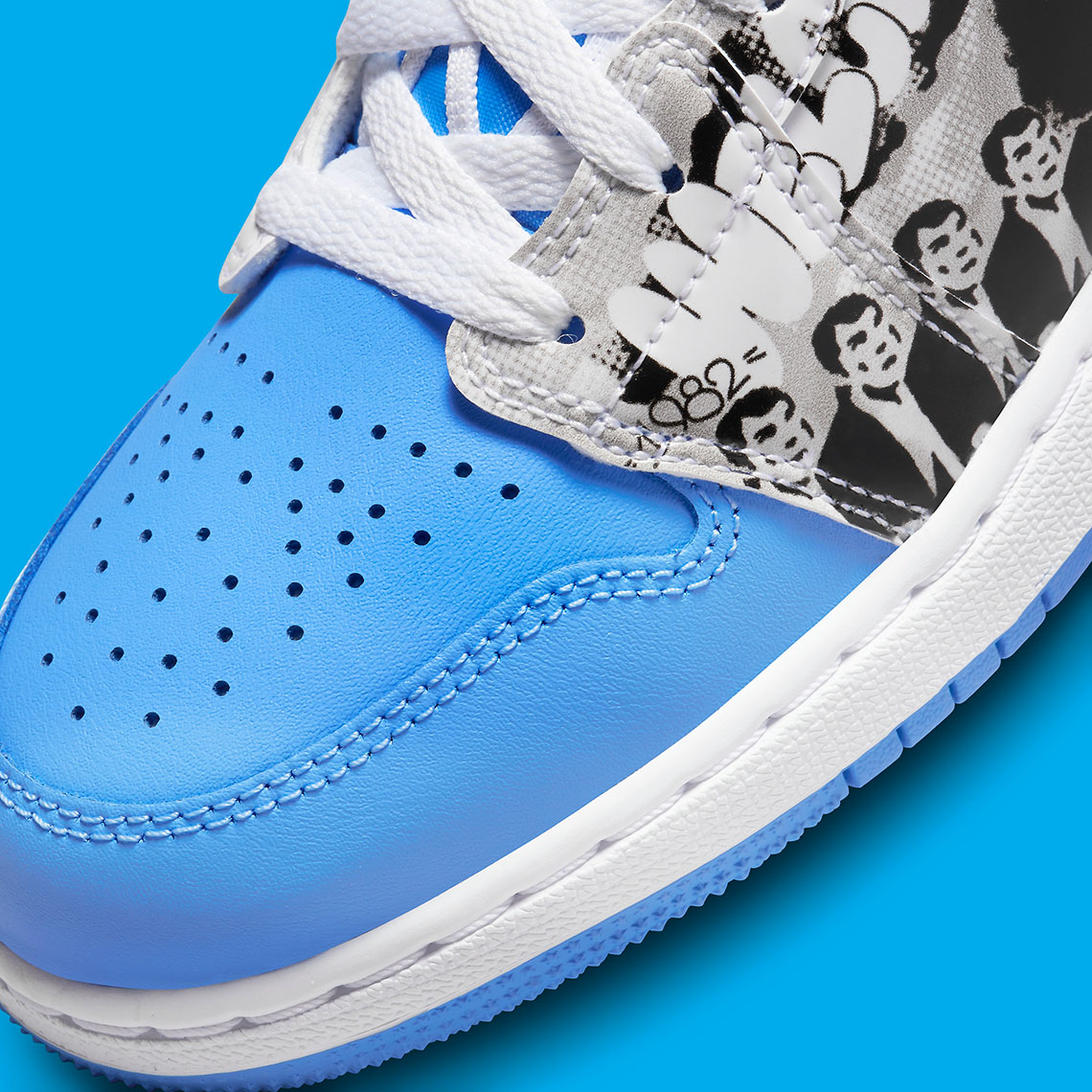 Air Jordan 1 Mid Gs Graffiti Basketball Net Dr6492 100 7