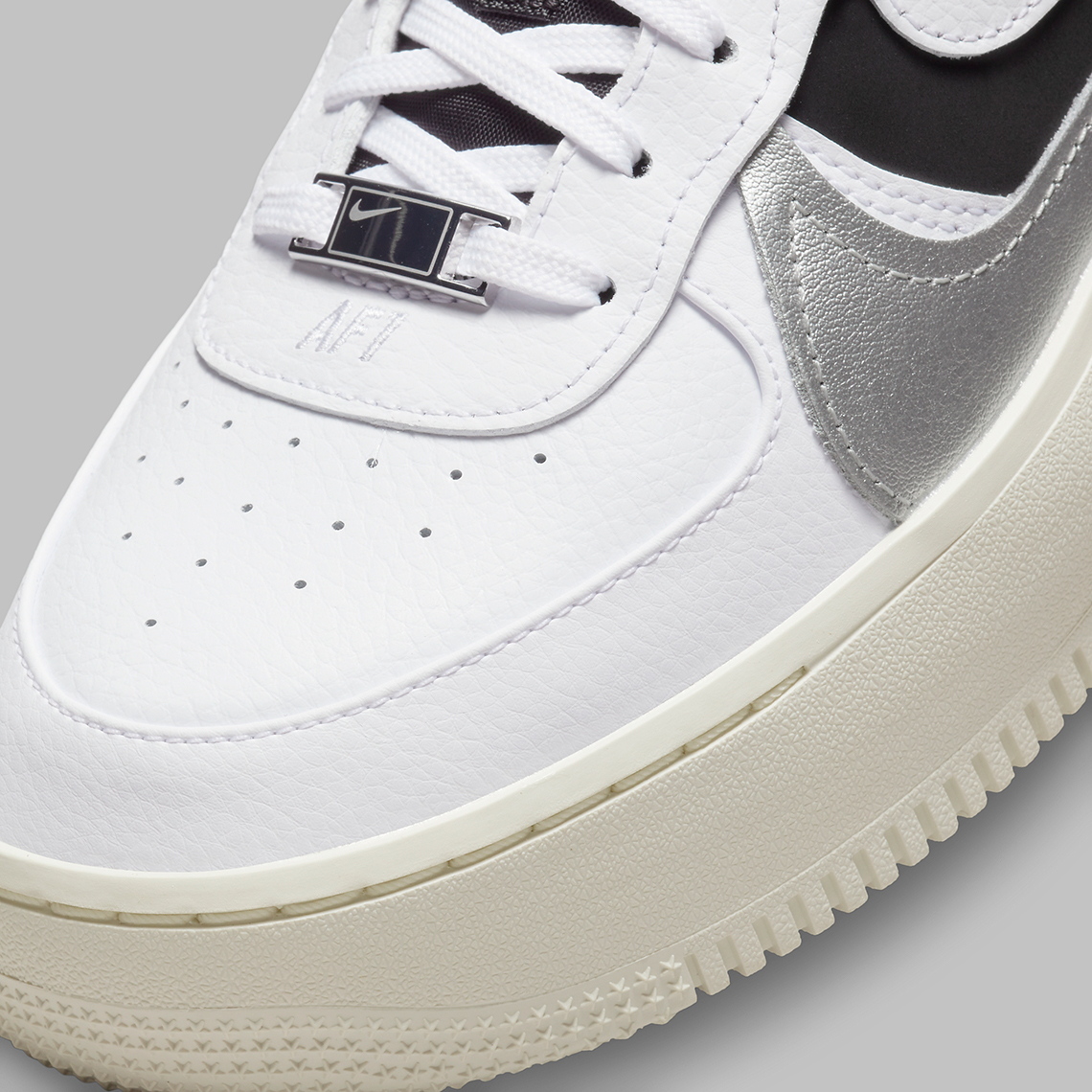 Nike Air Force 1 Plt Af Orm White Silver Black Dx3199 100 6