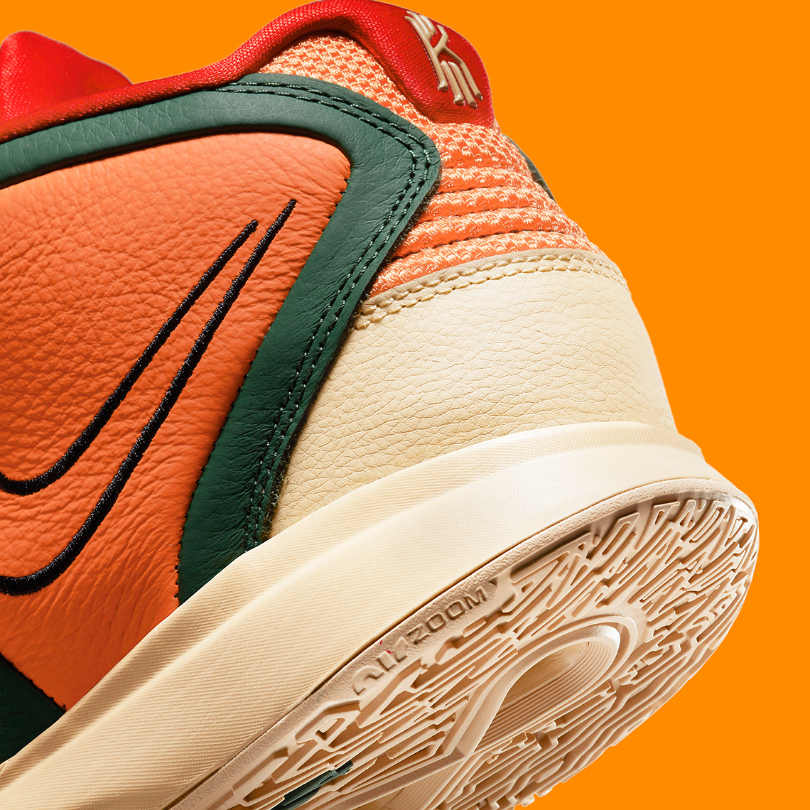 Nike Kyrie Infinity Safety Orange Black Gorge Green Sesame Do9614 800 2