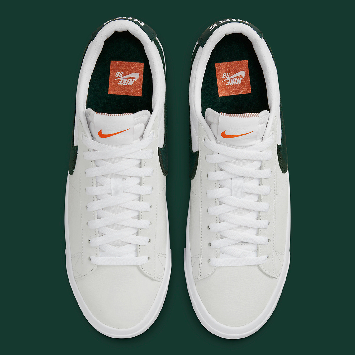 Nike Blazer Low White Green Dr9099 100 3