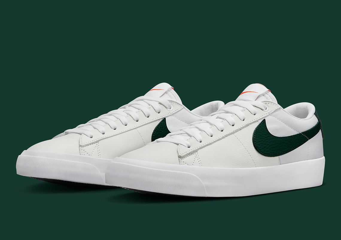 Nike Blazer Low White Green Dr9099 100 7