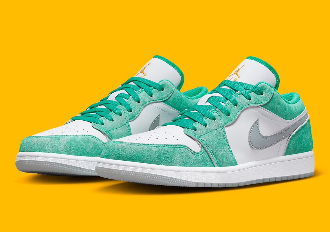 The Air Jordan 1 Low Brightens Up With "New Emerald"