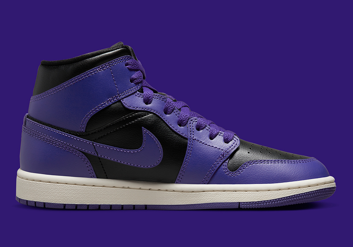 Air Jordan 1 Mid Purple Black Bq6472 051 7