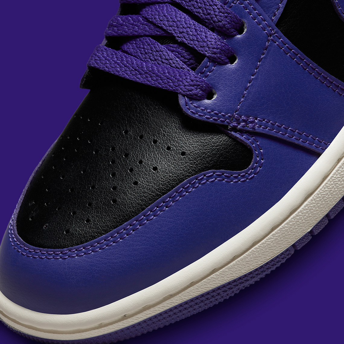 Air Jordan 1 Mid Purple Black Bq6472 051 8