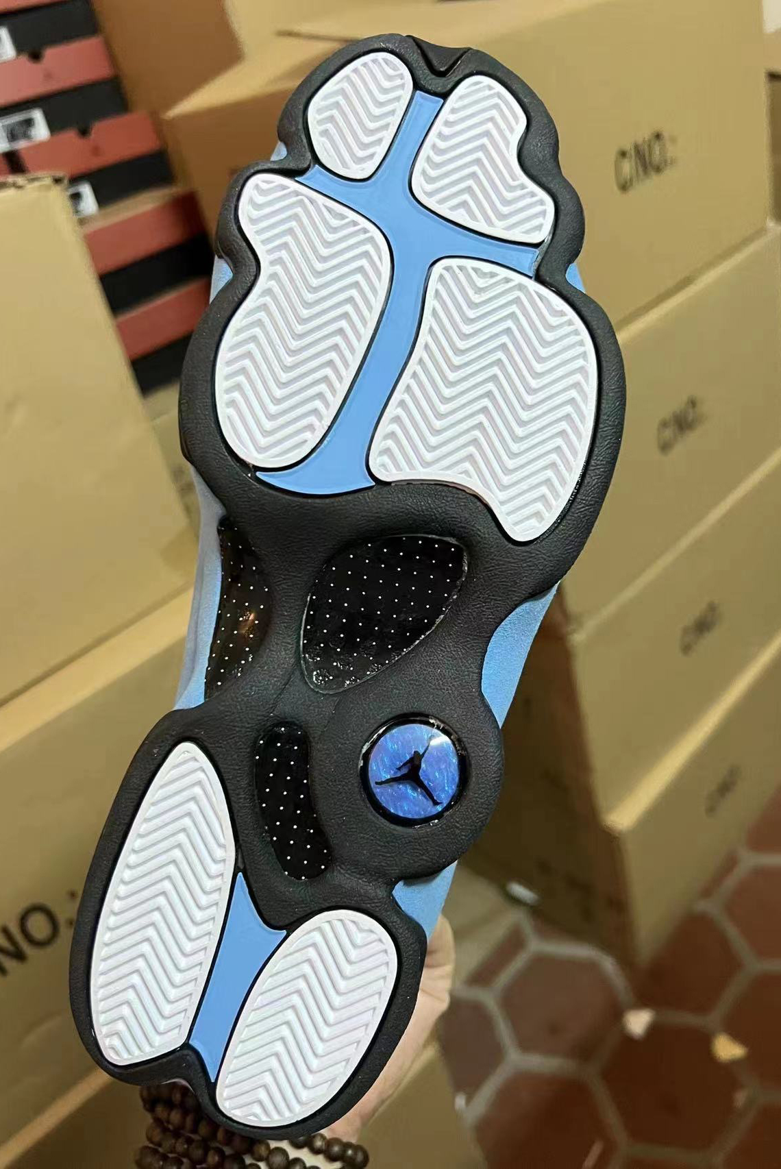 Air Jordan 13 University Blue Black 2