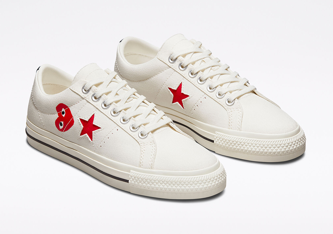 Cdg Play Converse One Star Cloud Dancer A01792c 5