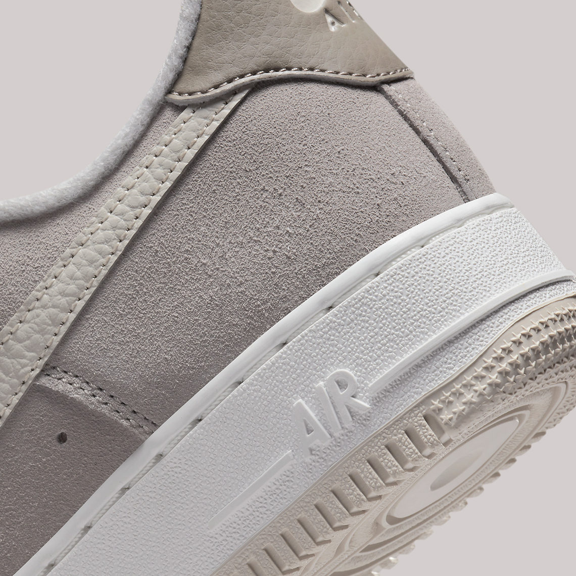 Nike Air Force 1 Premium Grey Suede Fb8826 001 3