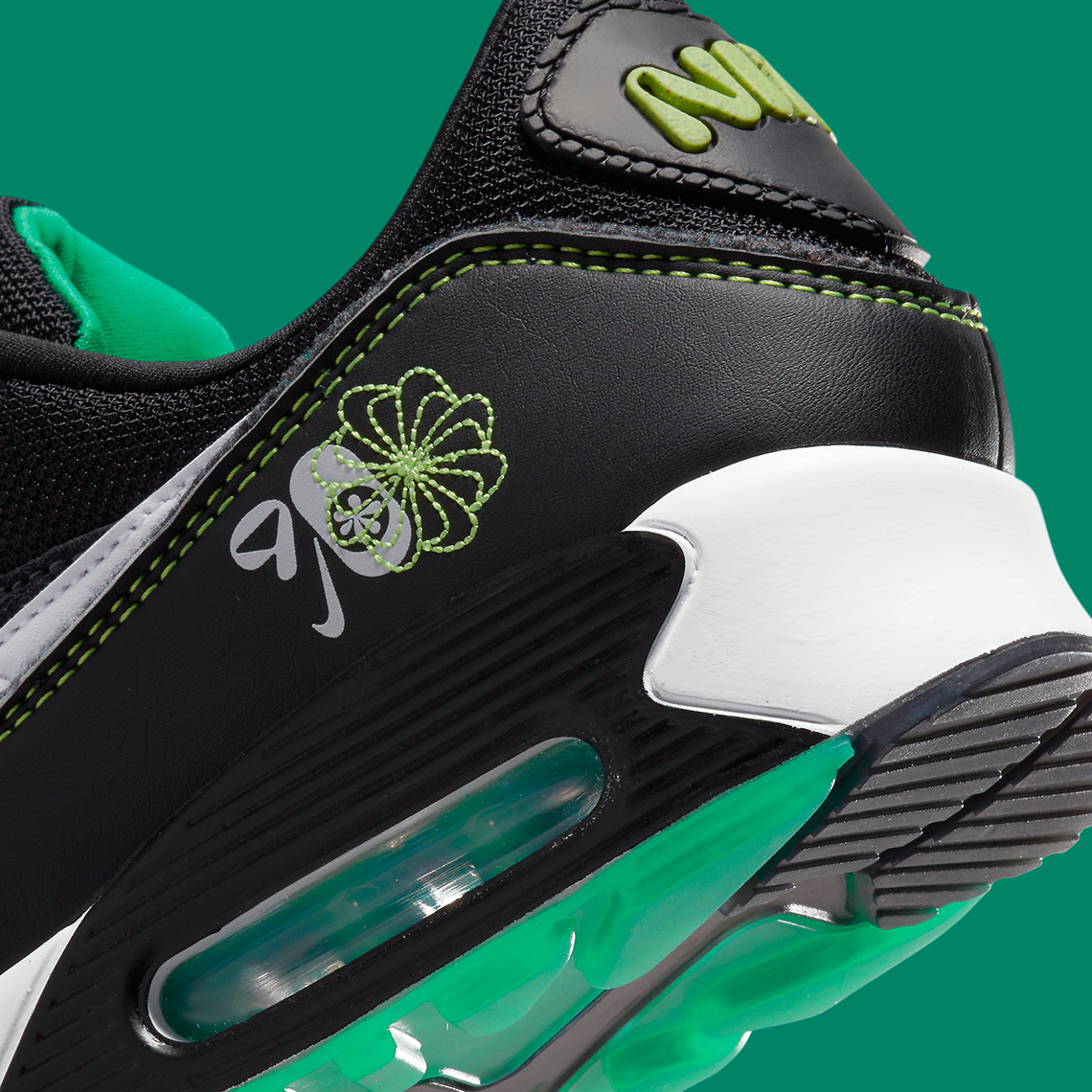 Nike Air Max 90 Black Green Dv3335 001 7