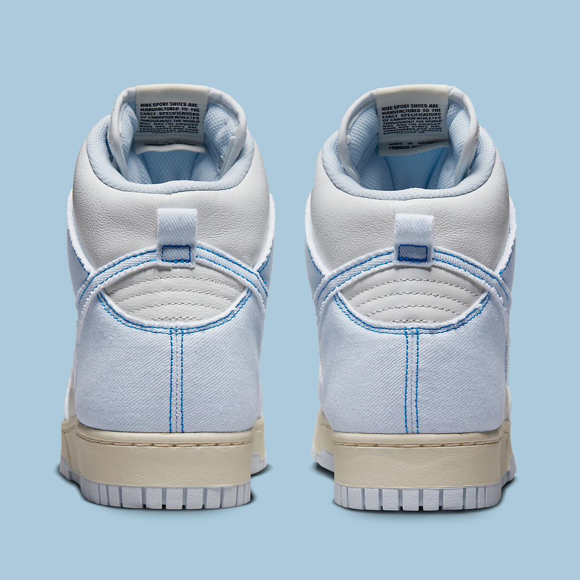 Nike Dunk High 1985 Blue Denim Dq8799 1013