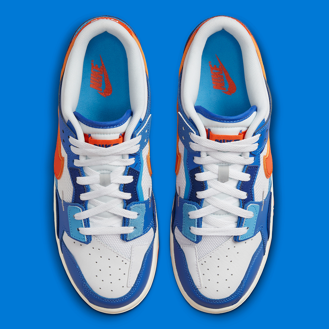Nike Dunk Low Scrap Knicks Dm0128 100 7